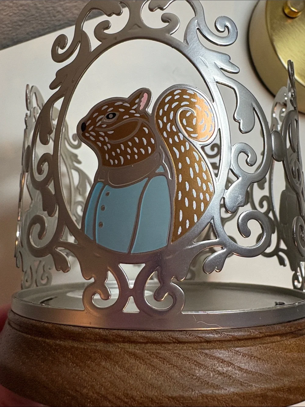 Rare! Bath & Body Works forest critters candle holder